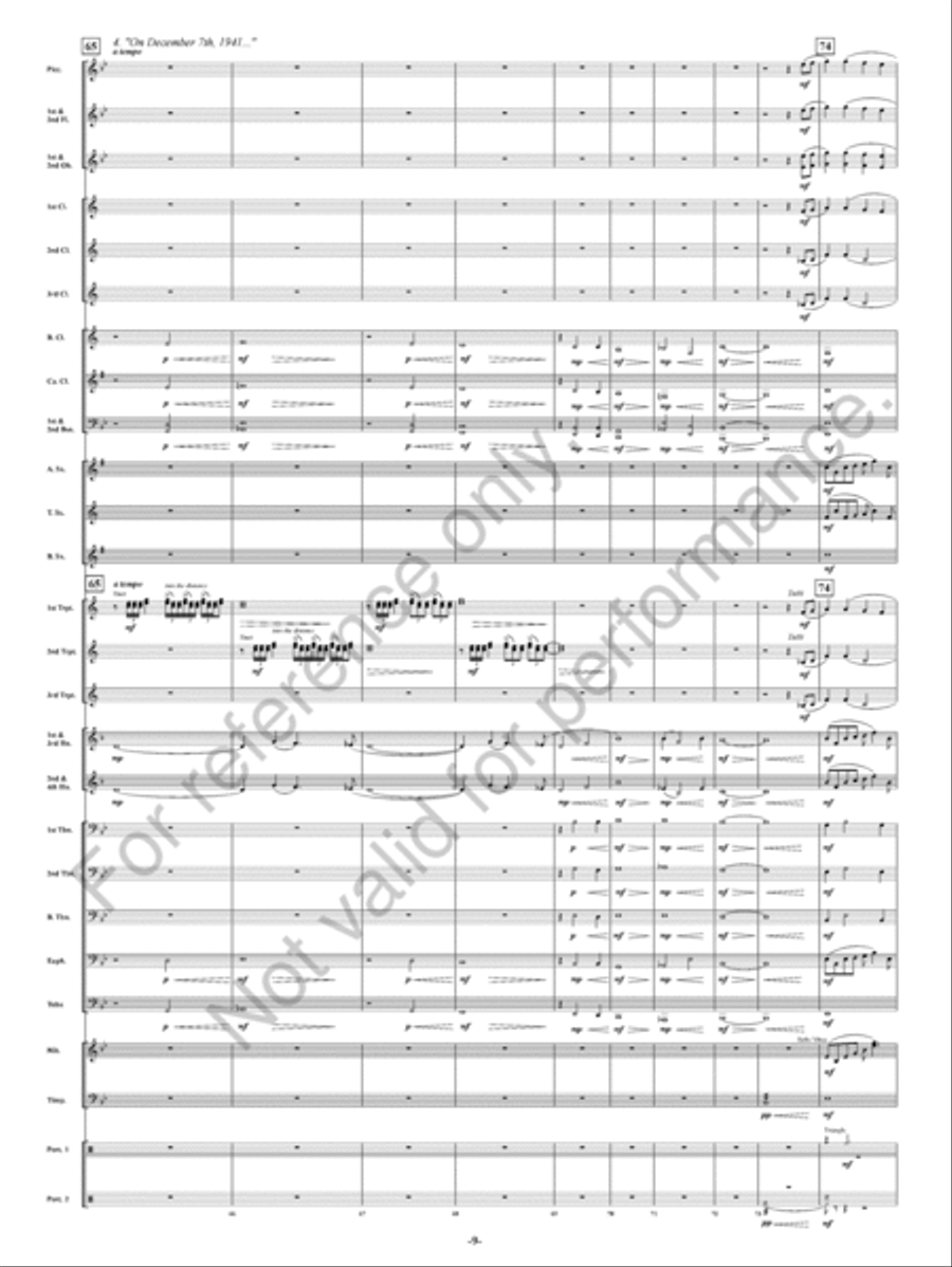 The Greatest Generation Concert Band scores gallery preview page 10