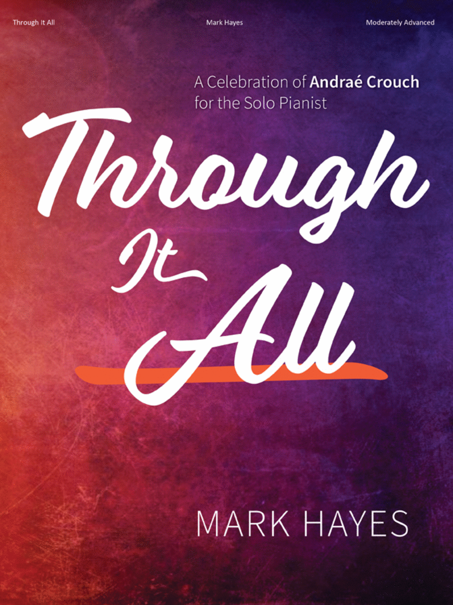 Through It All Piano Solo scores gallery preview page 1