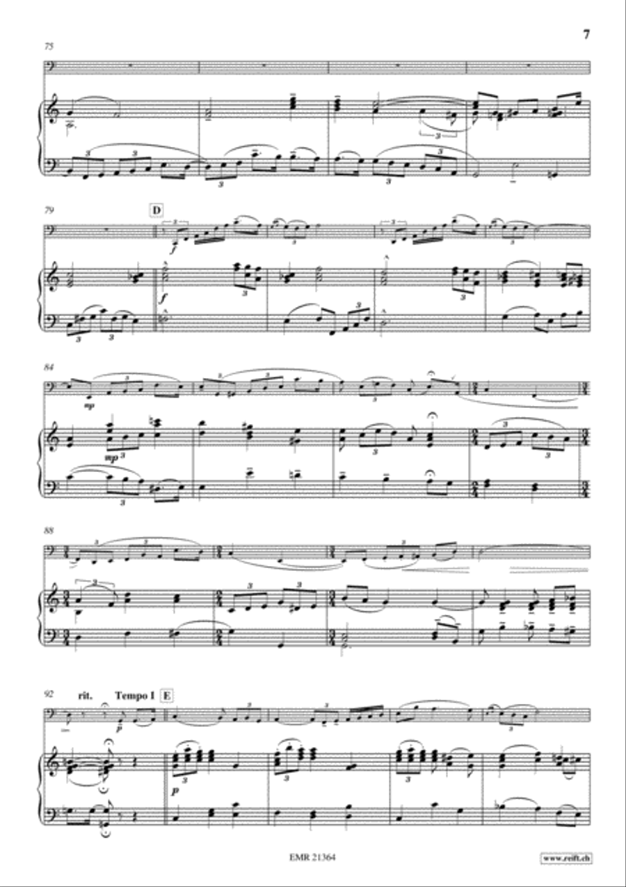 Concerto No. 4 Bass Trombone scores gallery preview page 7
