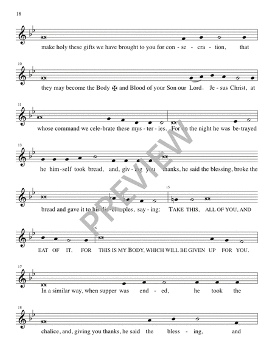 Eucharistic Prayer III with Additional Prefaces for 