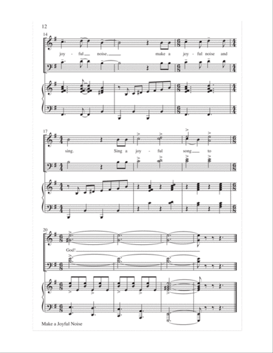 Worship Openers: Introits that Work!, Vol. 2 4-Part scores gallery preview page 14