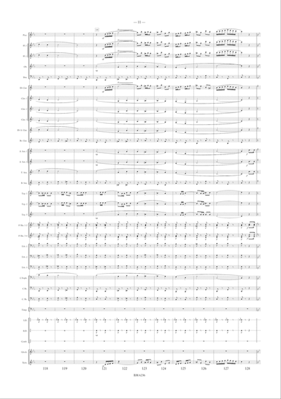 The Admiration for Wind Band The Admiration for Wind Band Concert Band scores gallery preview page 12