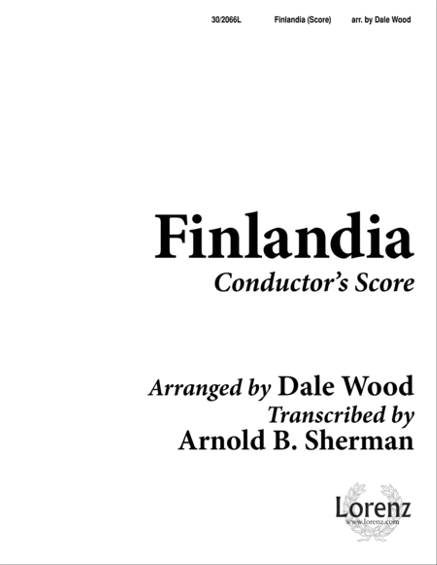 Finlandia - Brass and Percussion Score and Parts Trombone scores gallery preview page 1