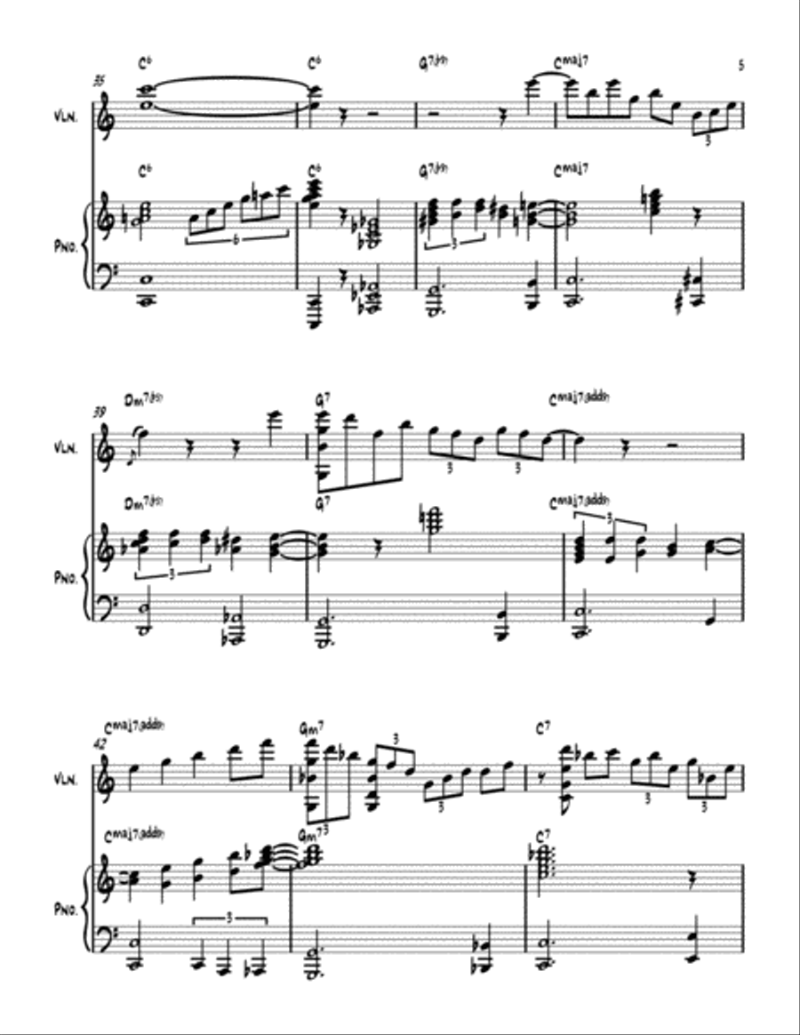 April In Paris Violin Solo scores gallery preview page 5
