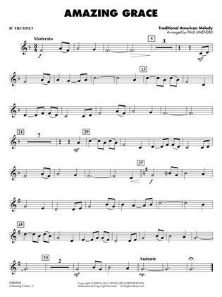 Amazing Grace (arr. Paul Lavender) - Bb Trumpet