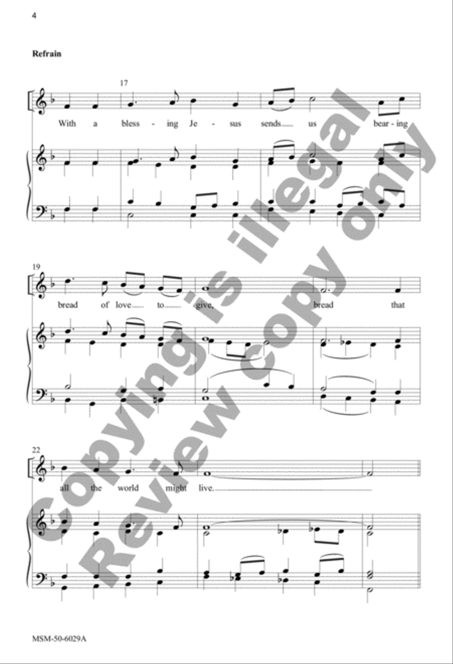 Family Born of Font and Spirit 4-Part scores gallery preview page 4