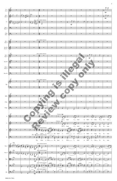 The Hills Are Bare at Bethlehem (Full Score and Instrumental Parts) image number null