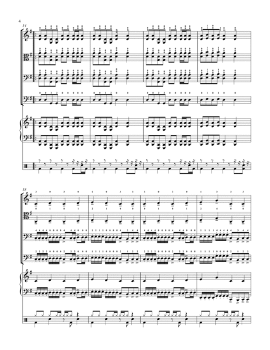 Mosquitozzz Mosquitozzz String Orchestra scores gallery preview page 4