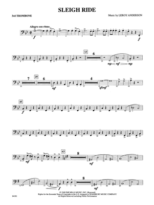 Sleigh Ride: 3rd Trombone