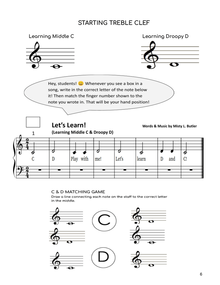 The I Can Learn Music Book, Volume 1 Piano Method scores gallery preview page 6