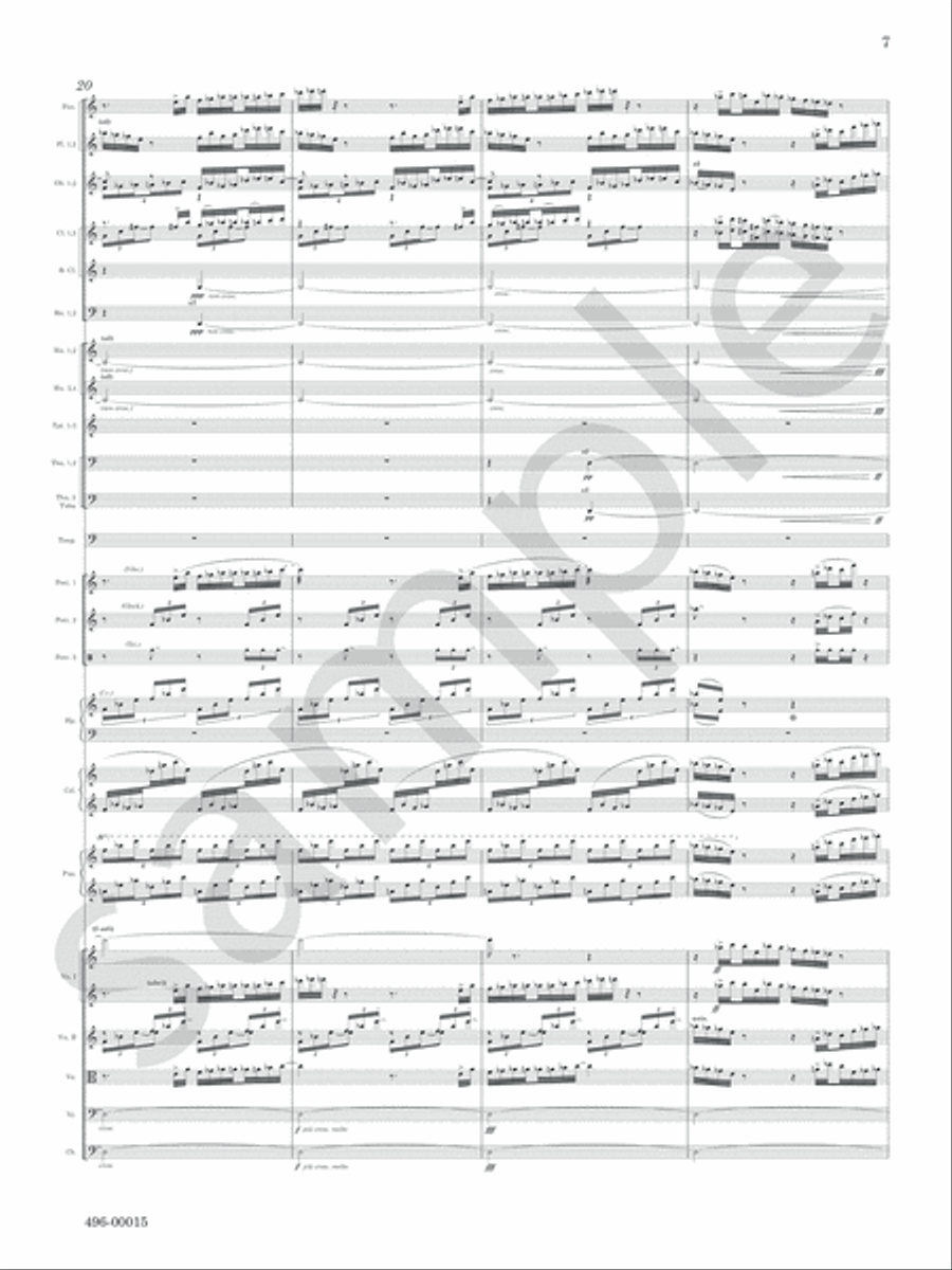 Night Rivers Orchestra scores gallery preview page 9
