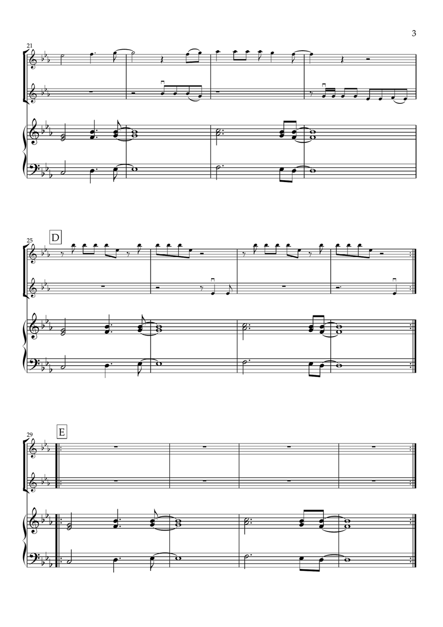 All My Life Chamber Music scores gallery preview page 3