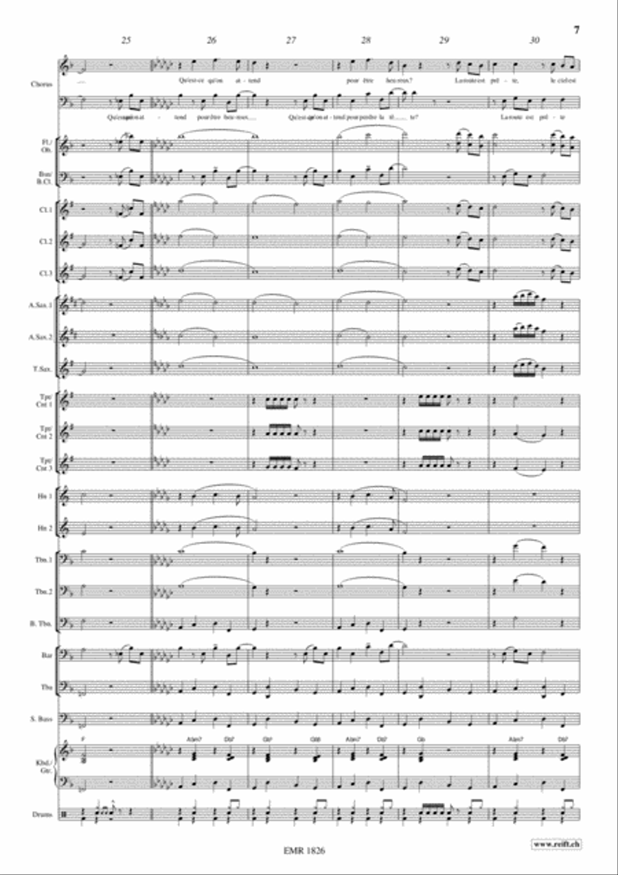 Qu'est-ce qu'on attend pour etre heureux 4-Part scores gallery preview page 8