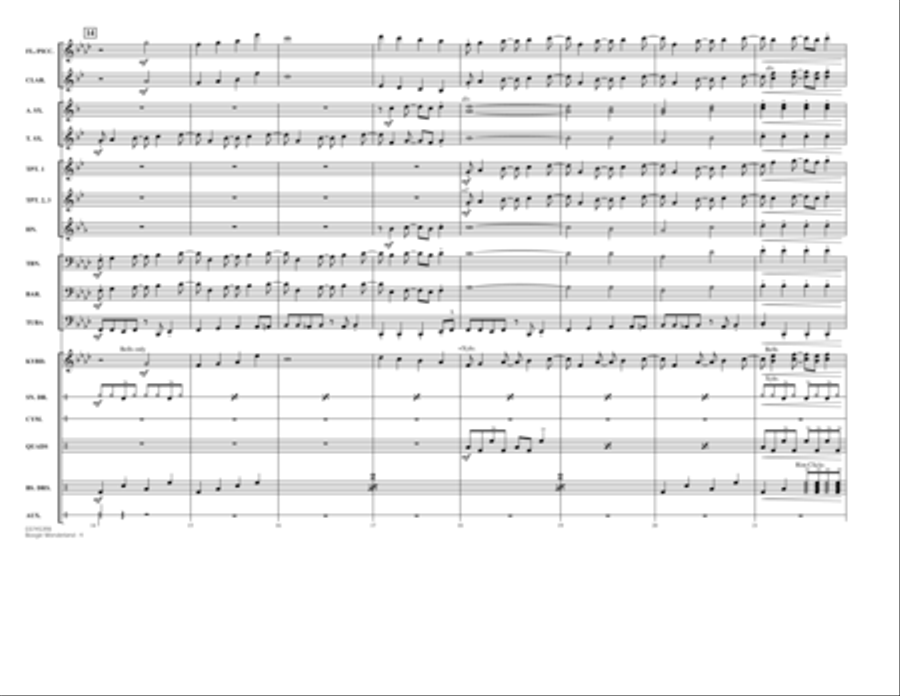 Boogie Wonderland - Full Score Score scores gallery preview page 4