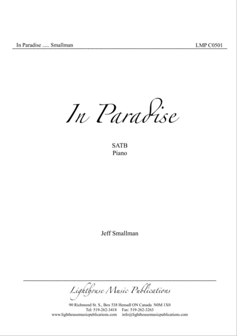 In Paradise 4-Part scores gallery preview page 2
