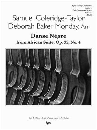 Danse Nègre from African Suite, Op. 35, No. 4 - Score