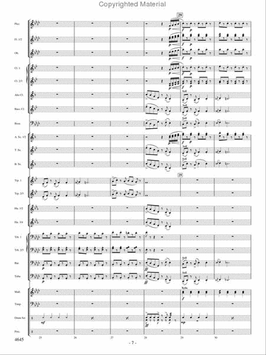 New York: 1927 Concert Band scores gallery preview page 6