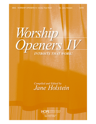 Book cover for Worship Openers: Introits That Work!, Vol. 4