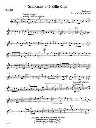 Scandanavian Fiddle Suite: 1st Violin