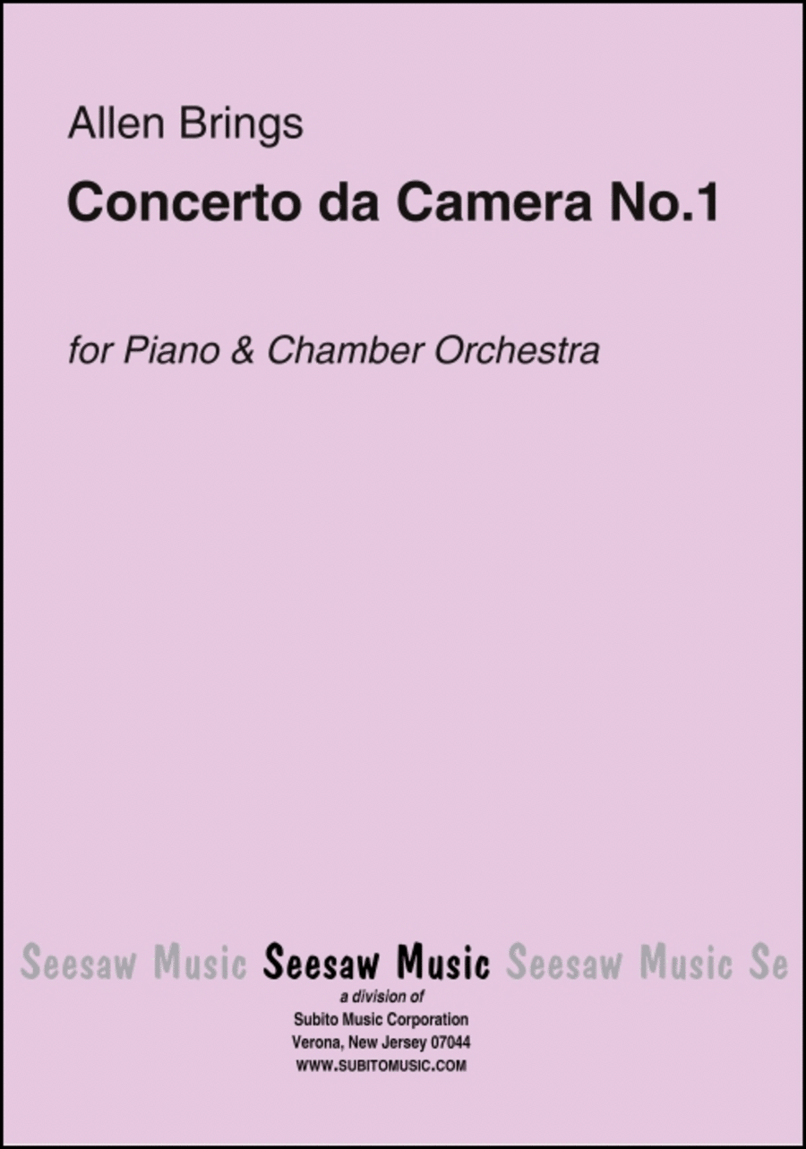 Concerto da Camera No.1