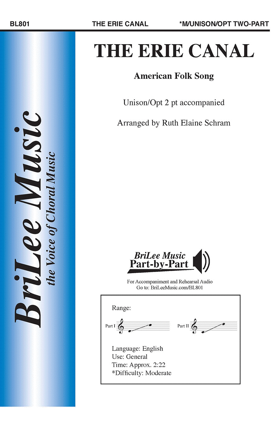 The Erie Canal The Erie Canal Unison Choir scores gallery preview page 1