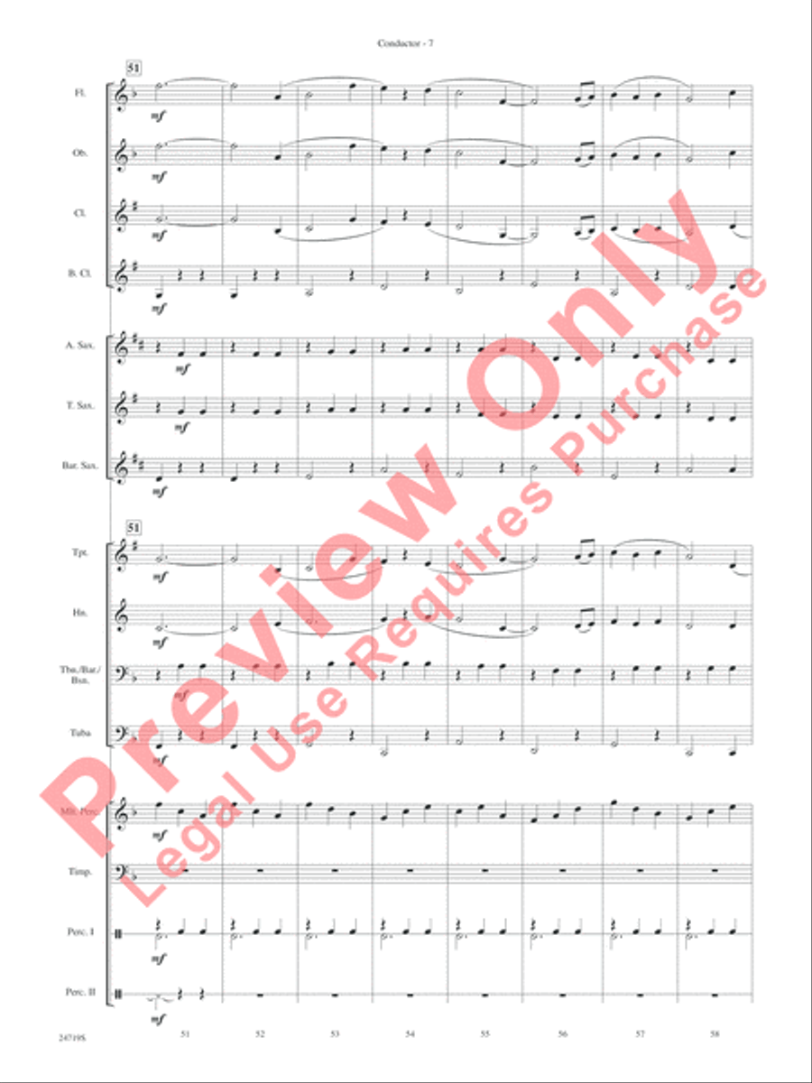 Harry Potter and the Goblet of Fire, Themes from Concert Band scores gallery preview page 9