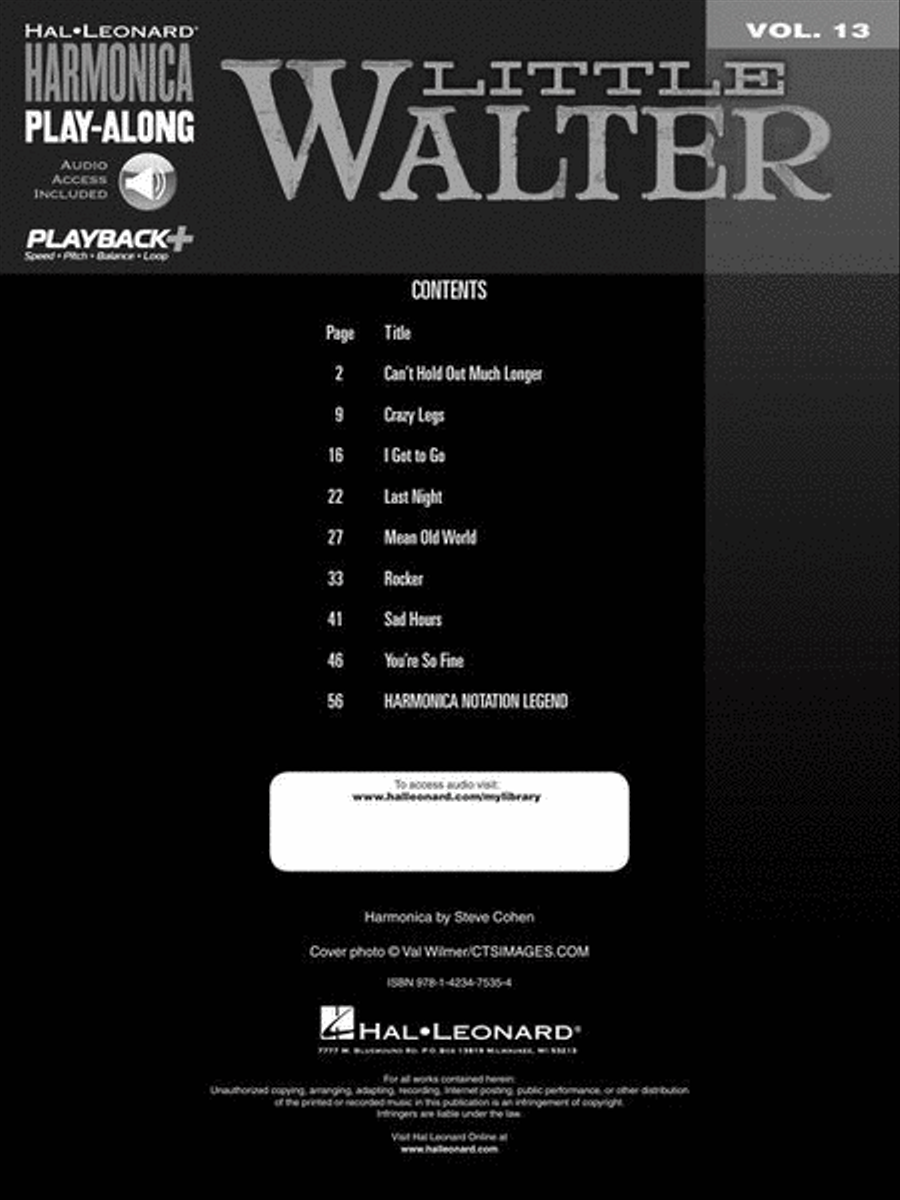 Little Walter Harmonica scores gallery preview page 3