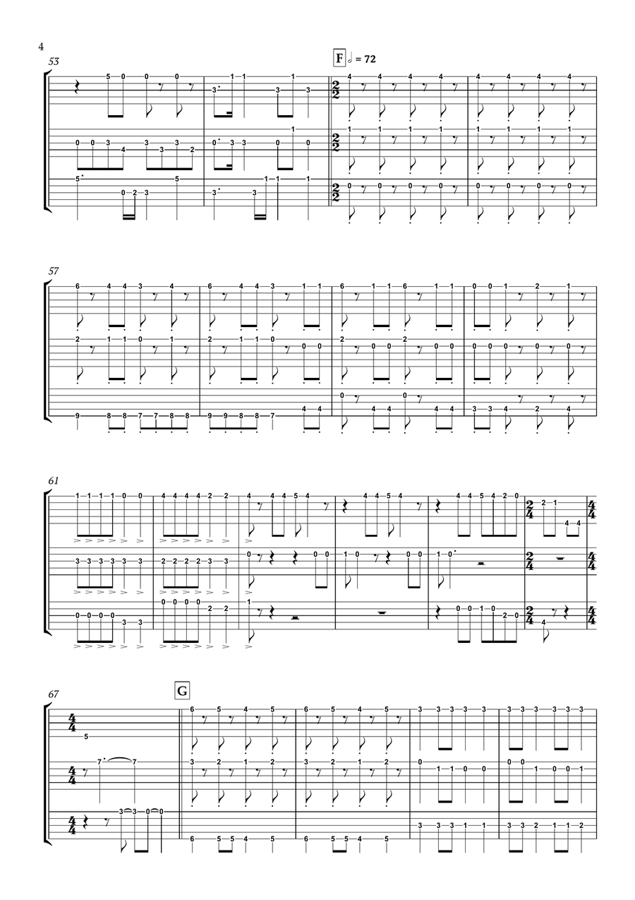 Bohemian Rhapsody Banjo scores gallery preview page 5