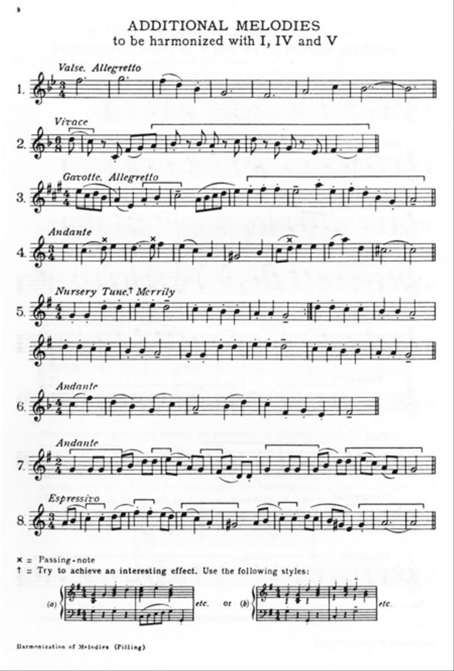 Harmonization of Melodies at the Keyboard Book 1 Piano Method scores gallery preview page 3