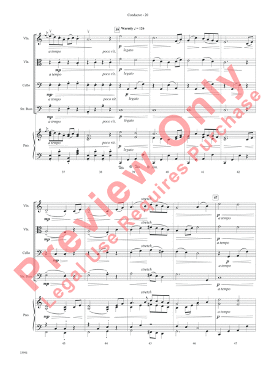 Around the World in One Concert String Orchestra scores gallery preview page 21