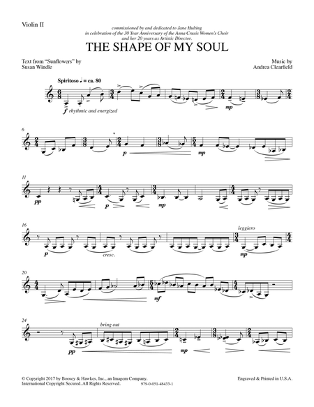 The Shape of My Soul - Violin 2