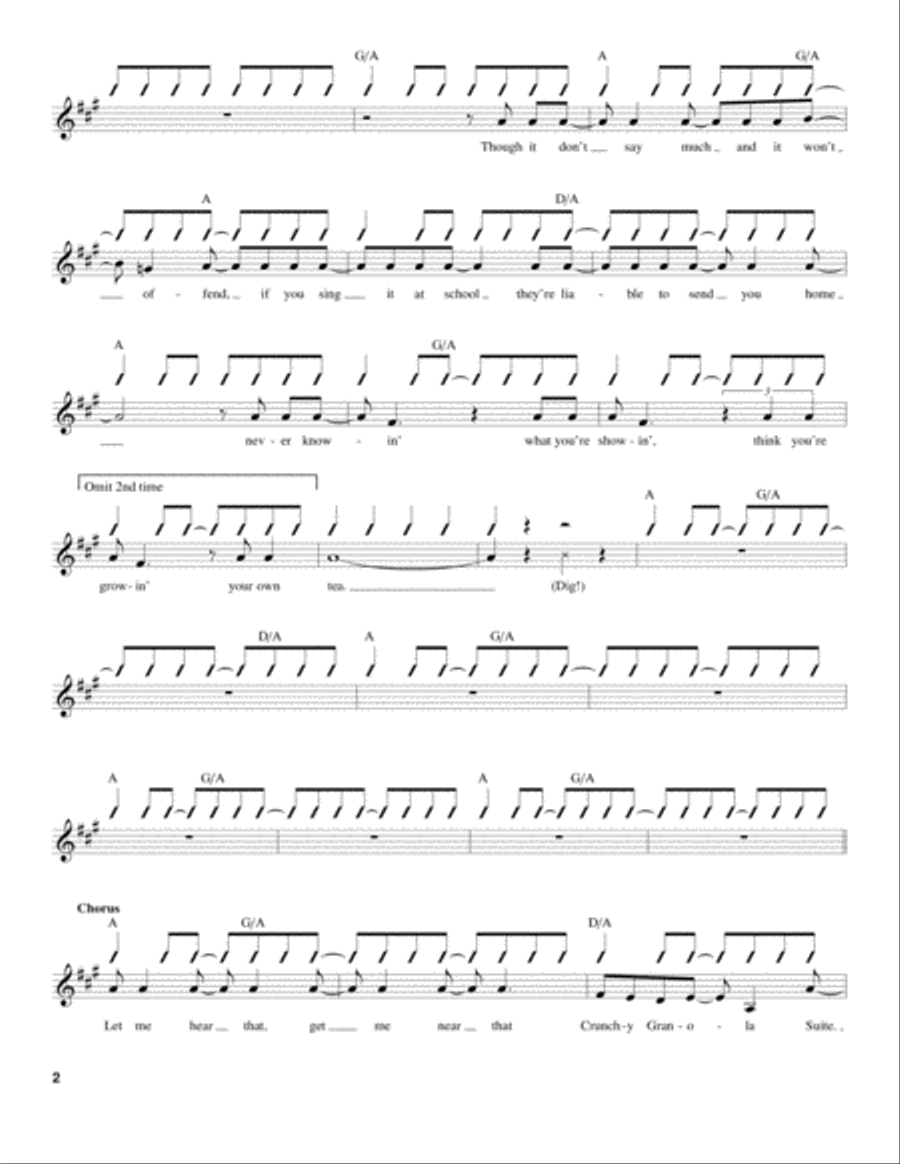 Crunchy Granola Suite Crunchy Granola Suite Acoustic Guitar scores gallery preview page 2