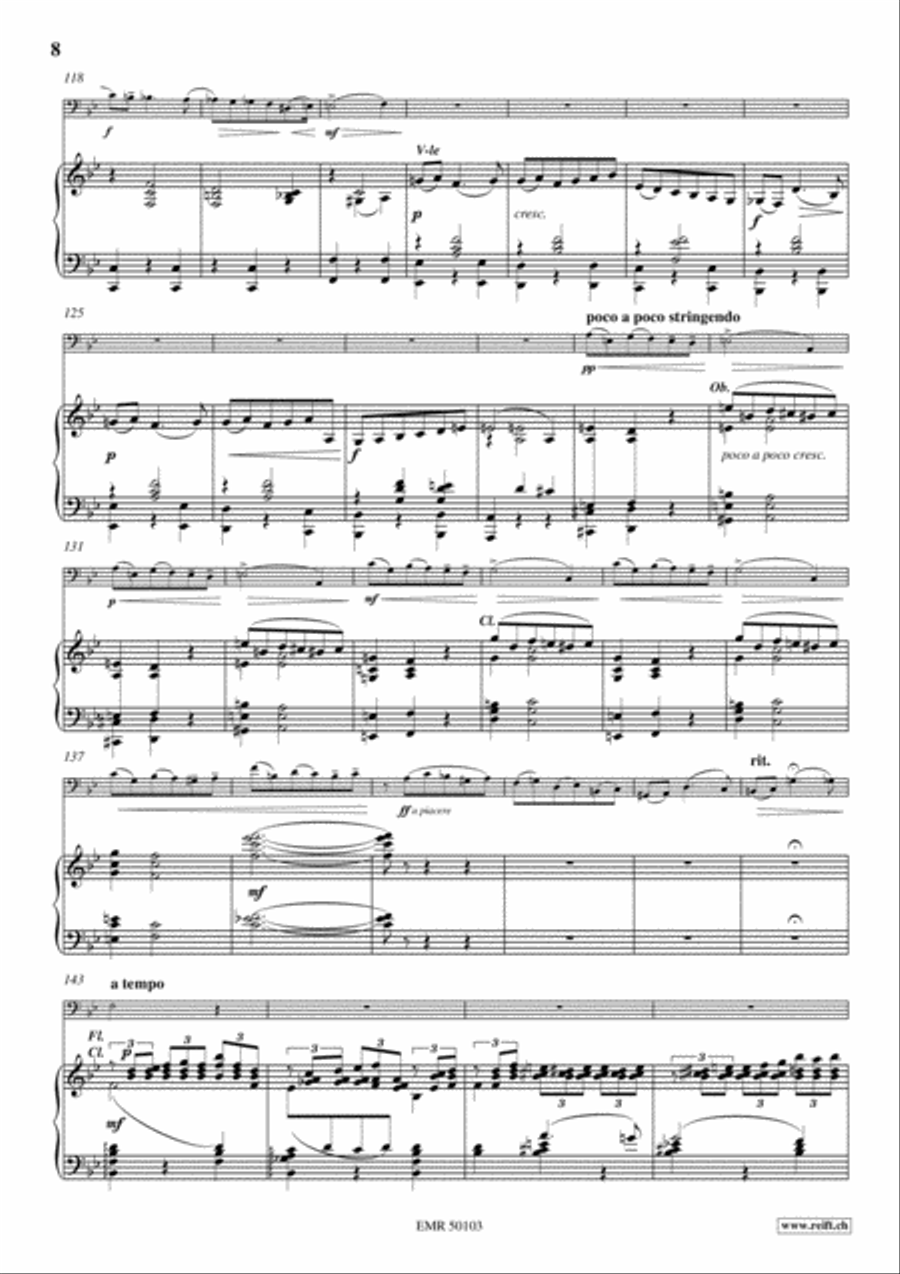 Variations On A Rococo Theme Bassoon Solo scores gallery preview page 9