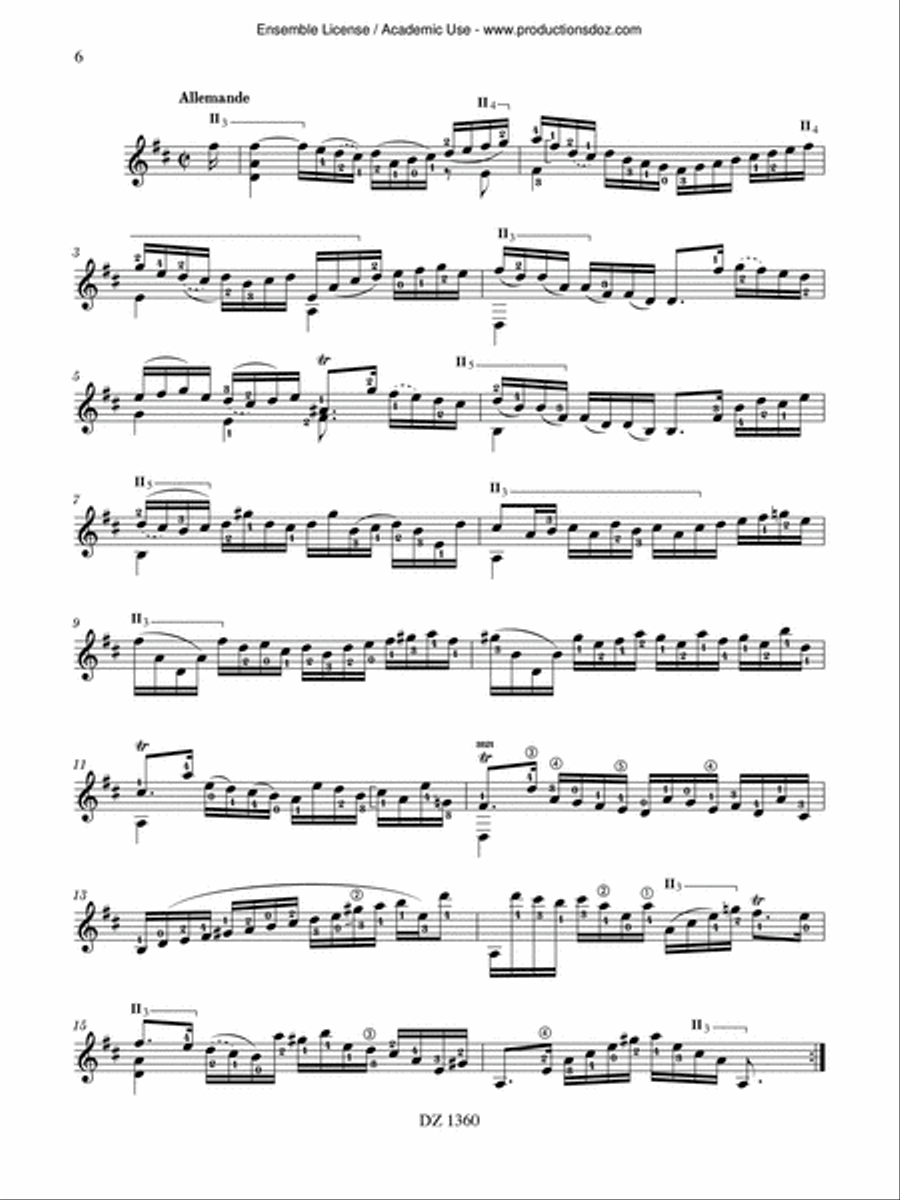 Cello Suite No. 1 Cello scores gallery preview page 6