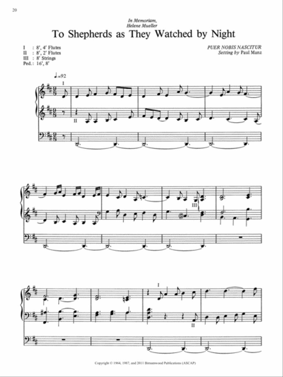 Ten Chorale Improvisations, Set 2 Organ scores gallery preview page 8