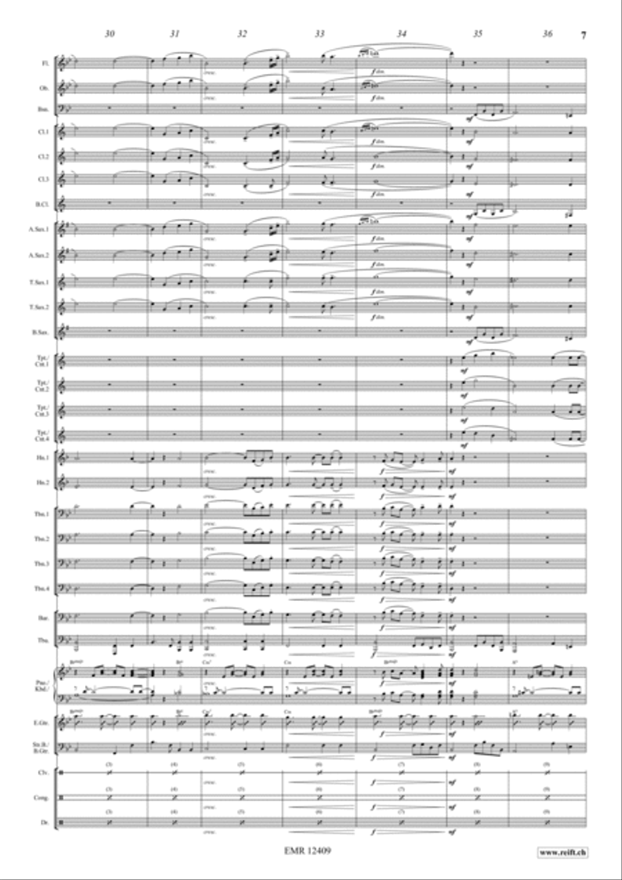 Remind Me Concert Band scores gallery preview page 7
