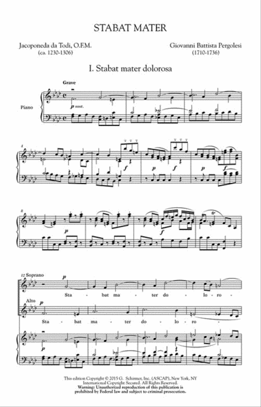 Stabat Mater Dolorosa SA scores gallery preview page 2
