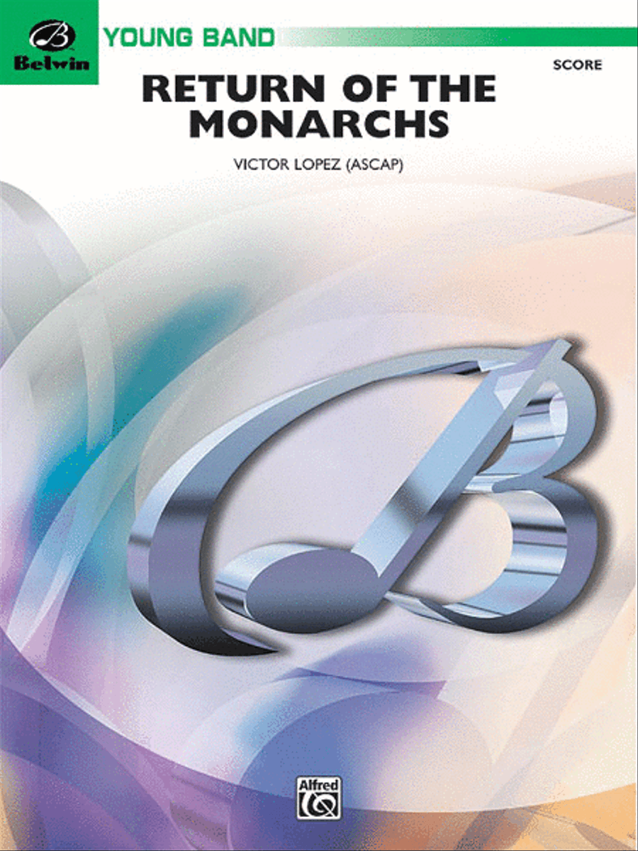Return of the Monarchs Concert Band scores gallery preview page 1