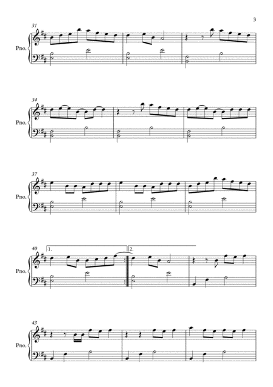 Moves Like Jagger Easy Piano scores gallery preview page 3