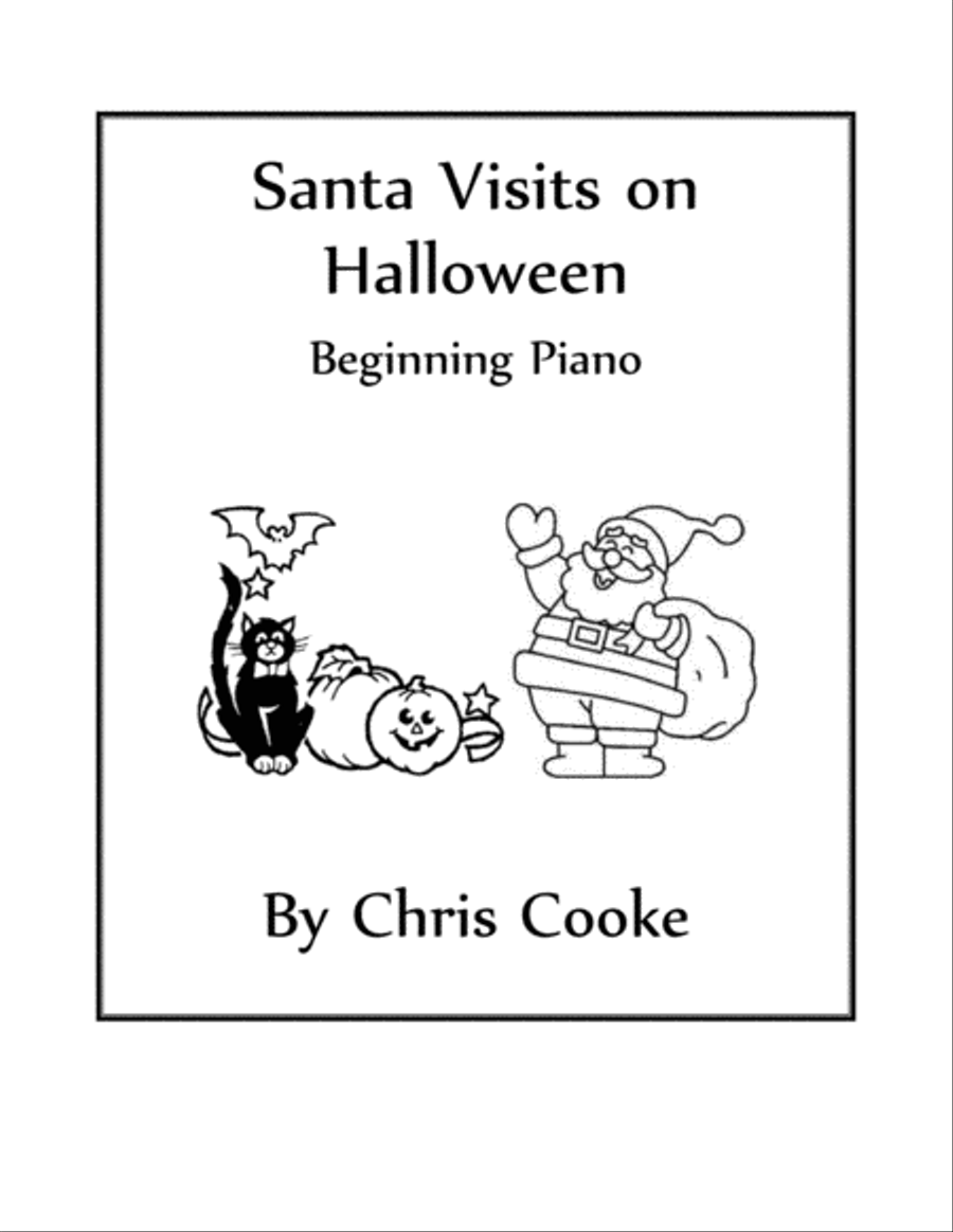 SANTA VISITS ON HALLOWEEN Small Ensemble scores gallery preview page 1