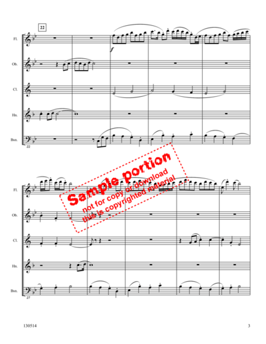 Brethren We Have Met To Worship Woodwind Quintet scores gallery preview page 3
