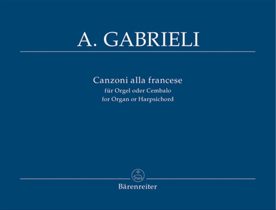 Canzoni alla francese for Organ or Harpsichord Harpsichord scores gallery preview page 1