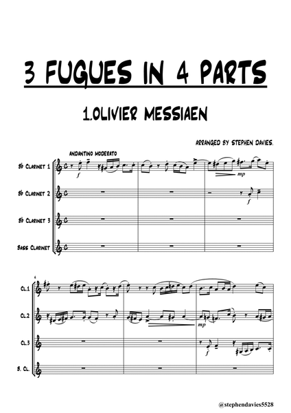 ' 3 Fugues In 4 Parts ' image number null