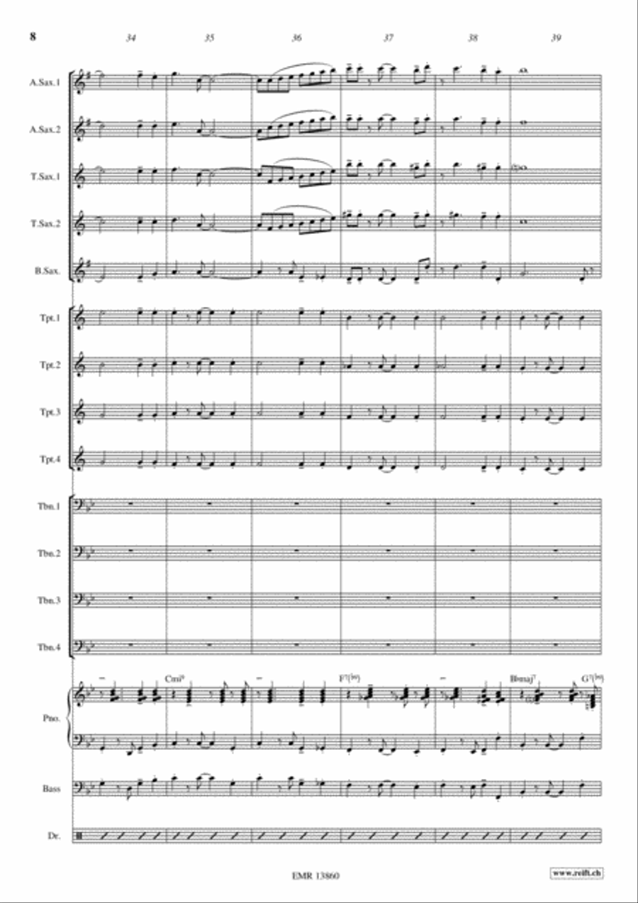 Zodiac Big Band scores gallery preview page 9
