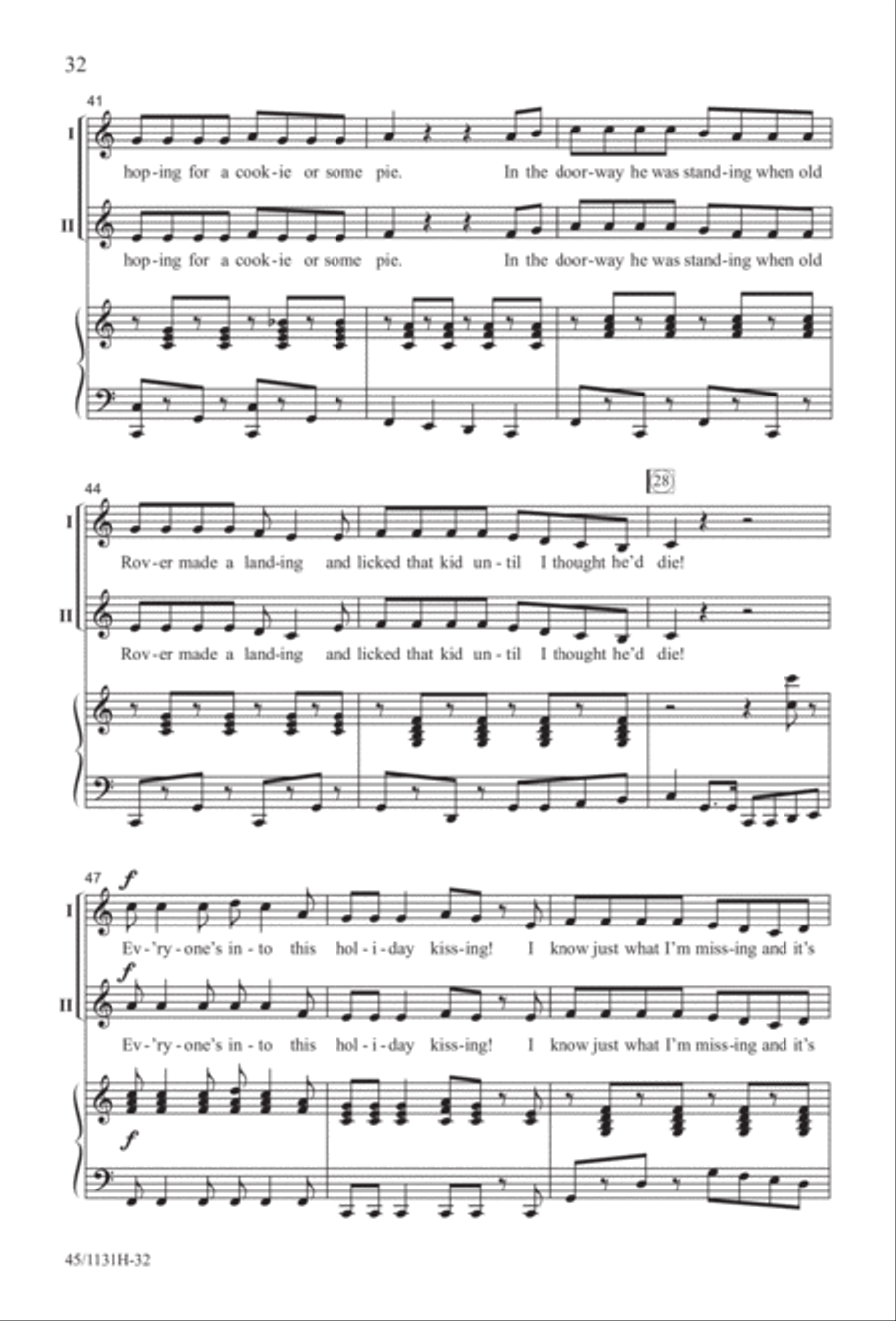 Singable Solutions for Winter Holidays 2-Part scores gallery preview page 32
