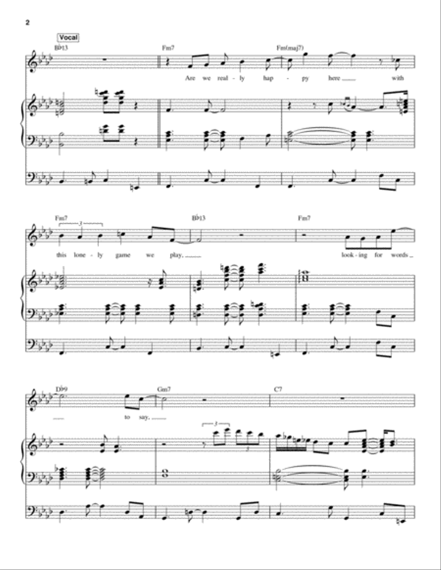 This Masquerade Piano scores gallery preview page 2