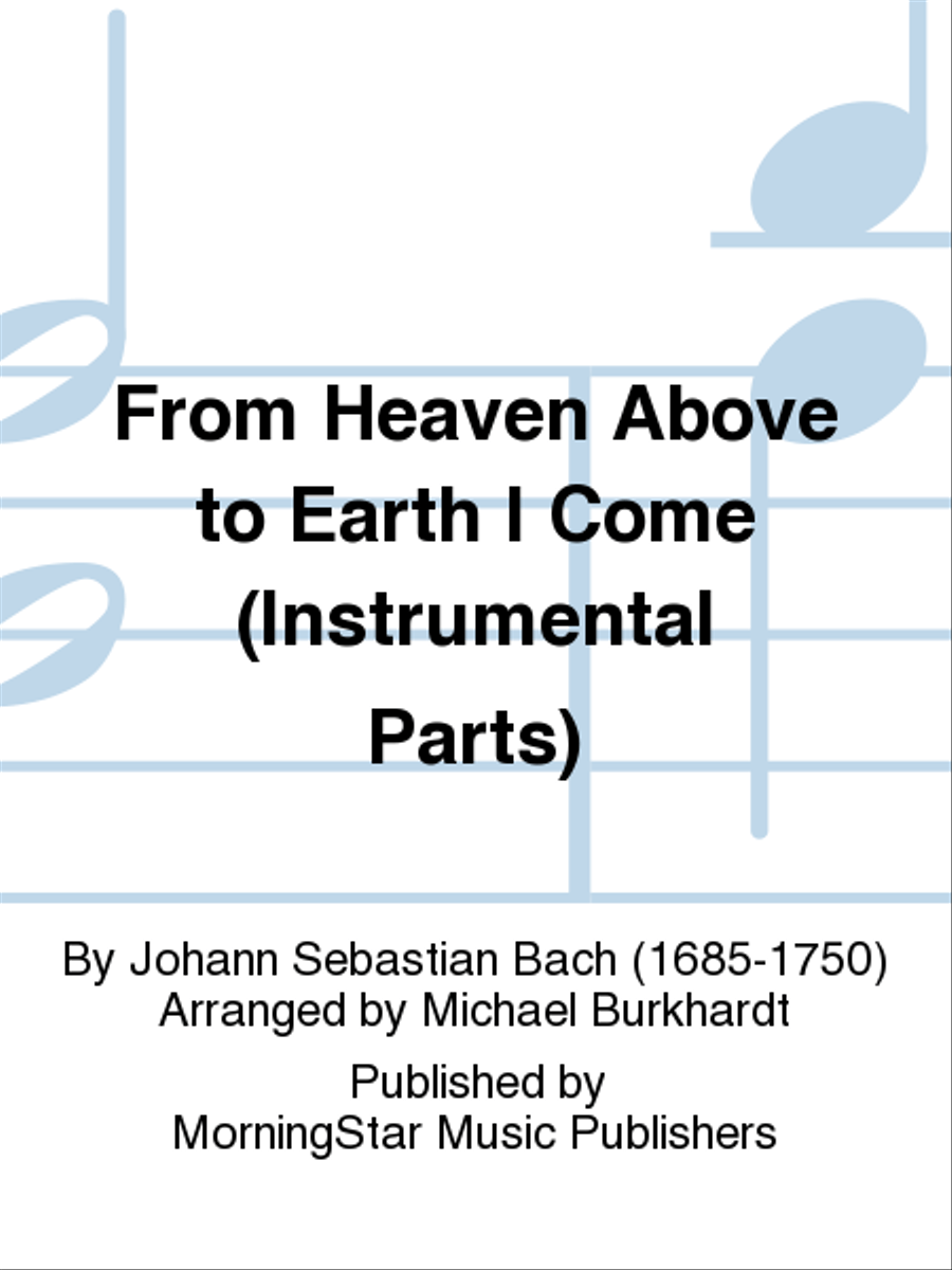 From Heaven Above to Earth I Come (String Quartet Parts) Choir scores gallery preview page 1