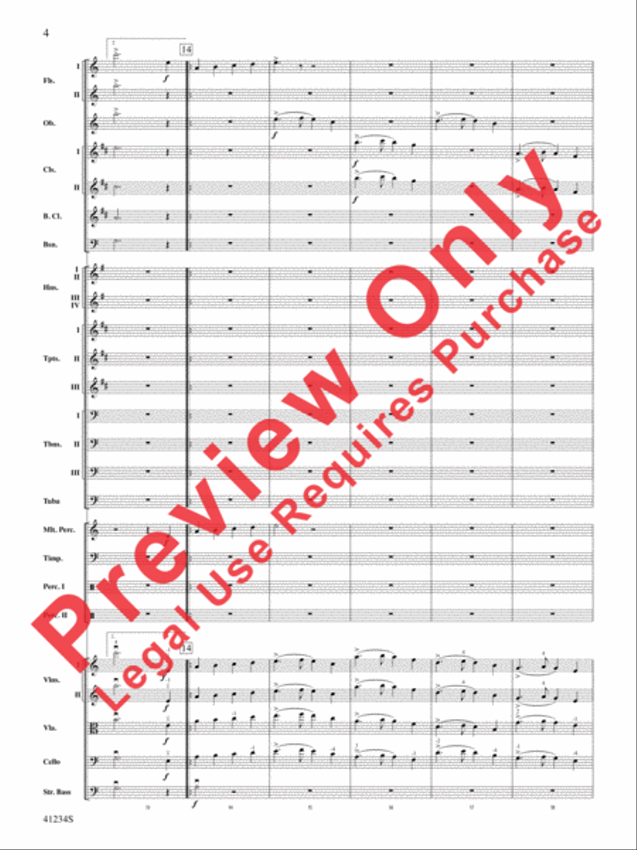 A Dance of Clowns A Dance of Clowns Full Orchestra scores gallery preview page 5