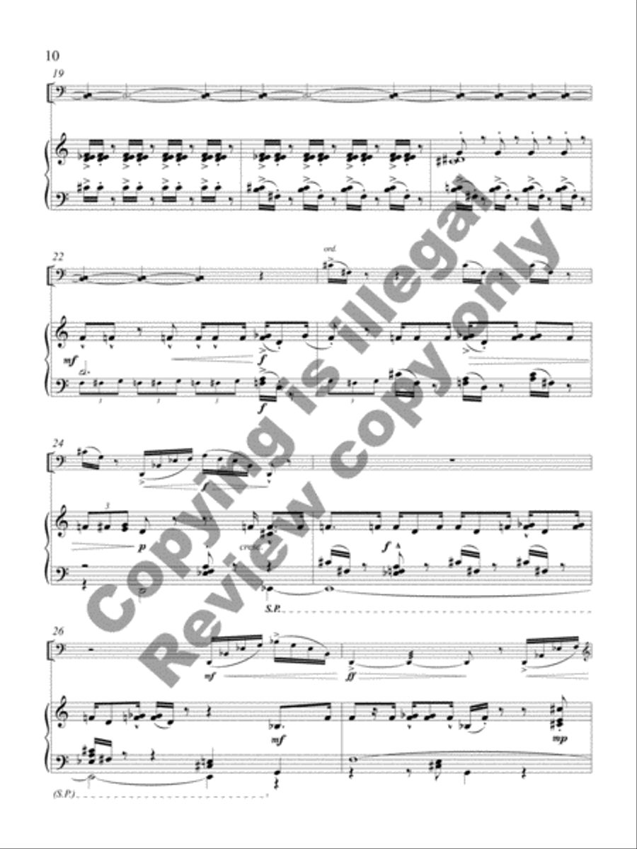 Legends of Kintamani (Cello/Piano Score) Orchestra scores gallery preview page 10