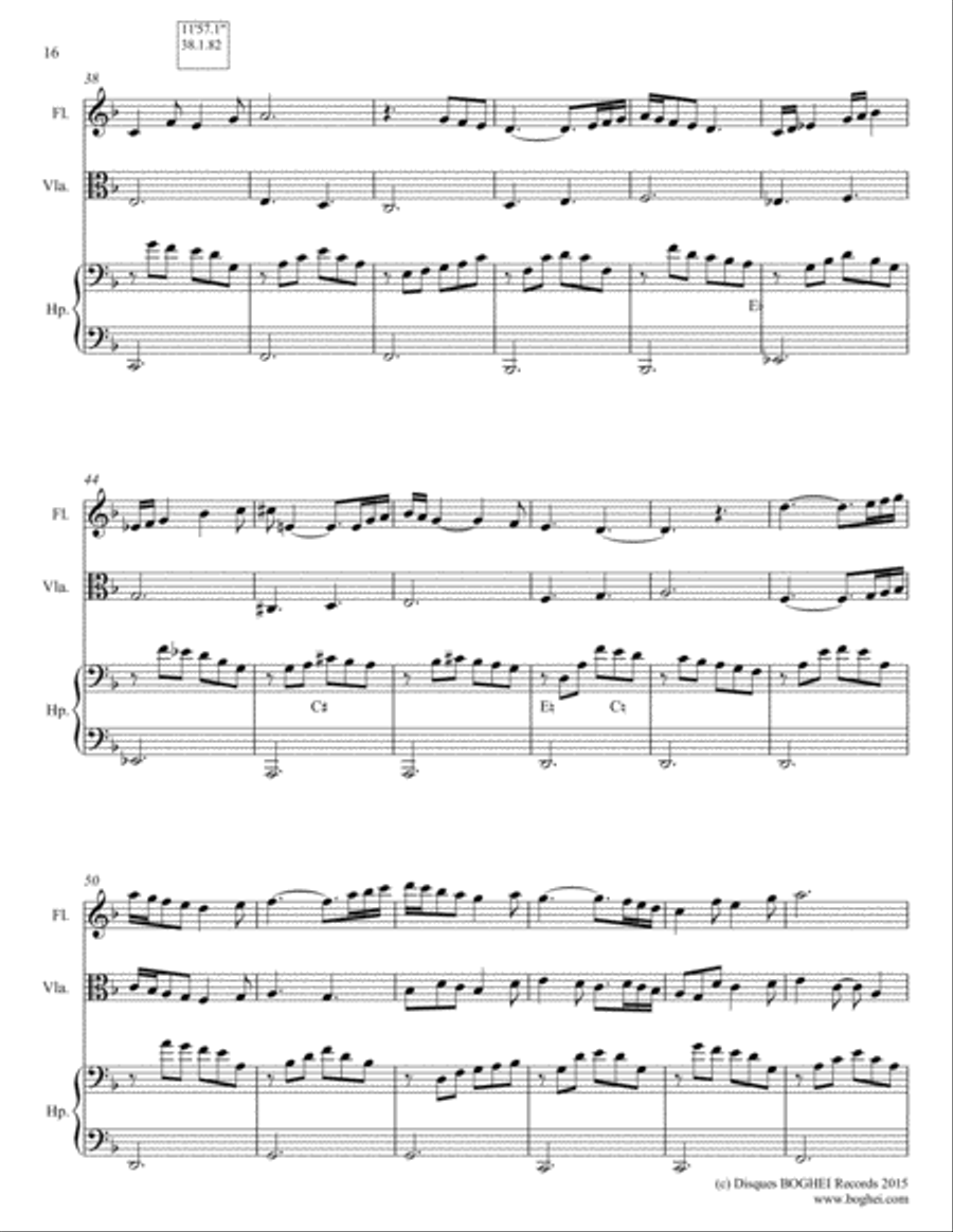 DISEUSE DE BONNE AVENTURE Small Ensemble scores gallery preview page 3